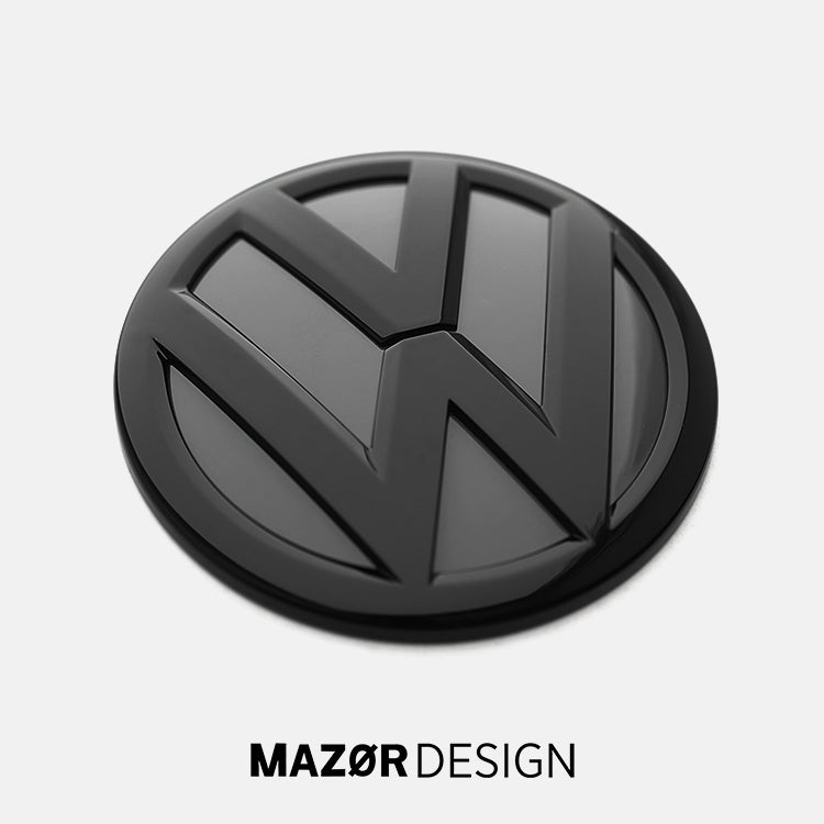 VW T5 T6 T6.1 - Emblem Hinten Schwarz Pure Grey LH7J