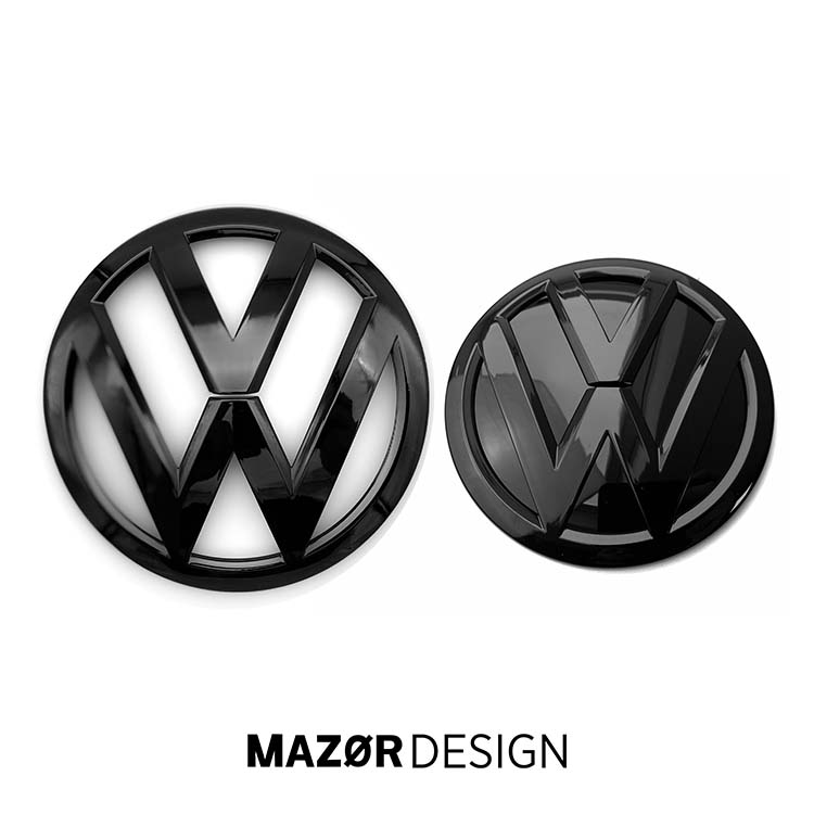 VW T6 T6.1 - California Emblem Set Vorne & Hinten Schwarz