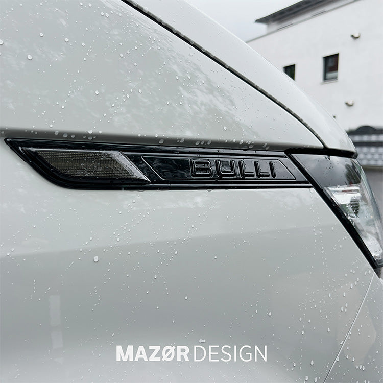 VW T6.1 - Bulli Emblem Side Bades Black Gloss