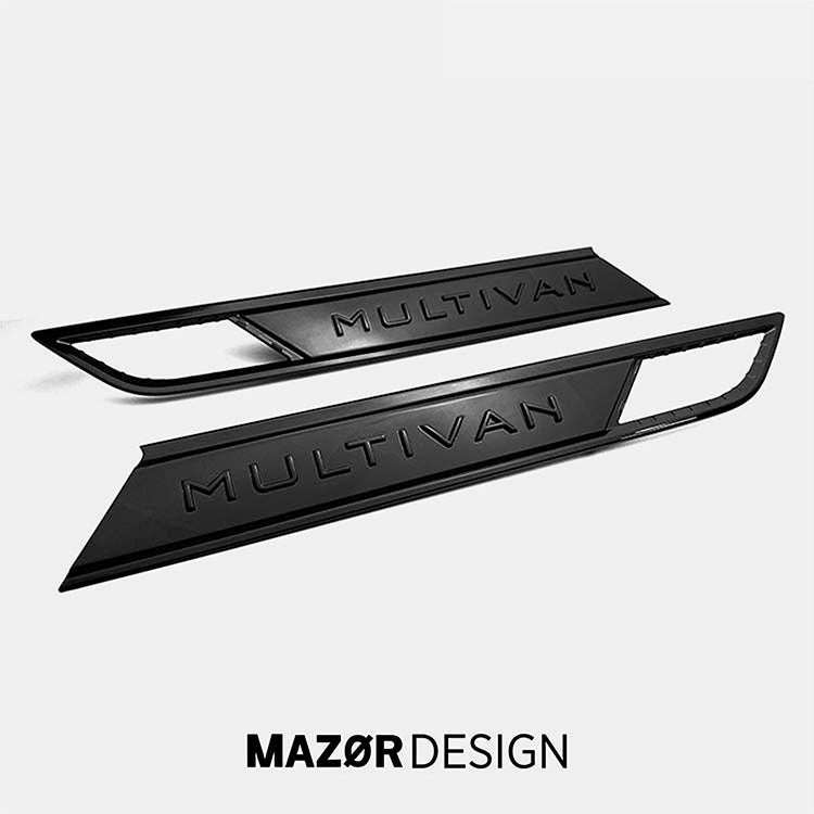 VW T6.1 - Multivan Emblem Seite Schwarz Glanz