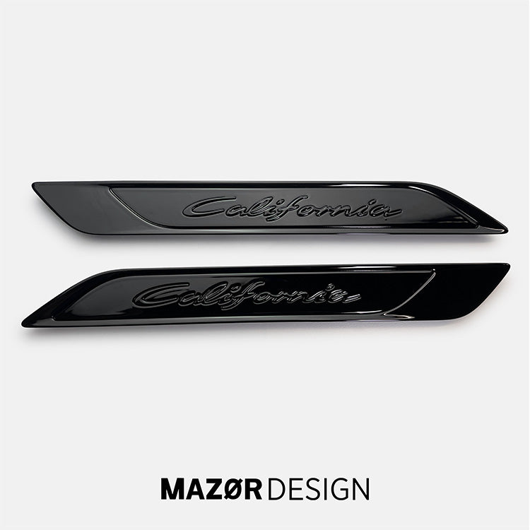VW T7 California Schriftzug Schwarz Seitlich Kotflügel Plakette