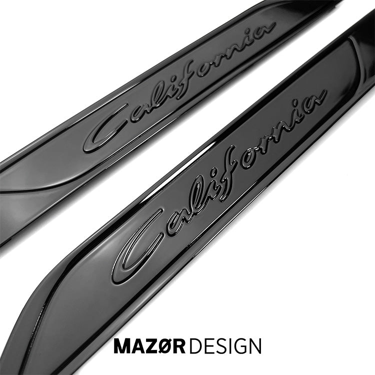 VW T7 California Schriftzug Schwarz Seitlich Kotflügel Plakette