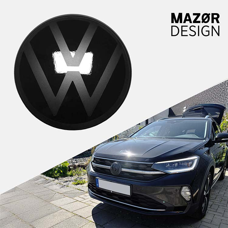 VW Taigo - Emblem Front Black from 11/2022