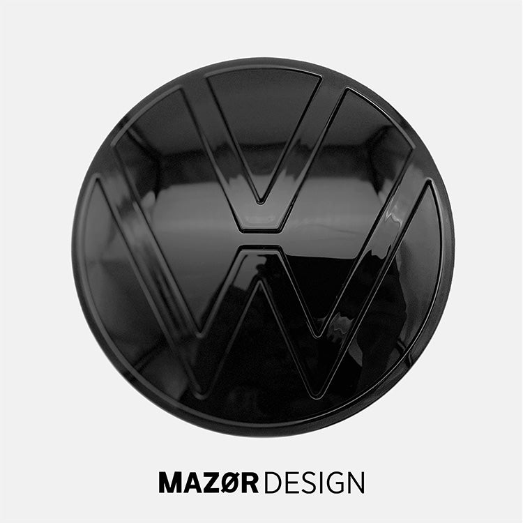 VW Touareg 3 Facelift - Emblem Hinten Schwarz (08/20-05/23)