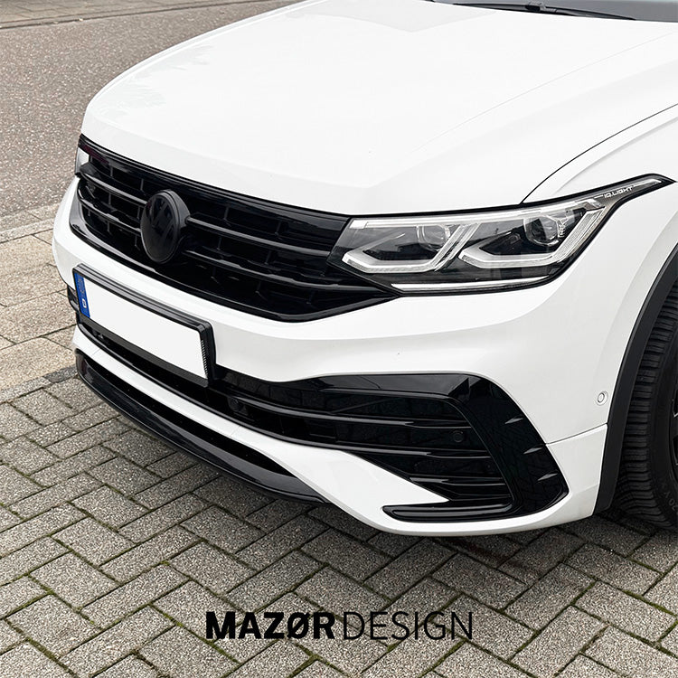 VW Tiguan 2 Facelift - Emblem Vorne Schwarz Glanz