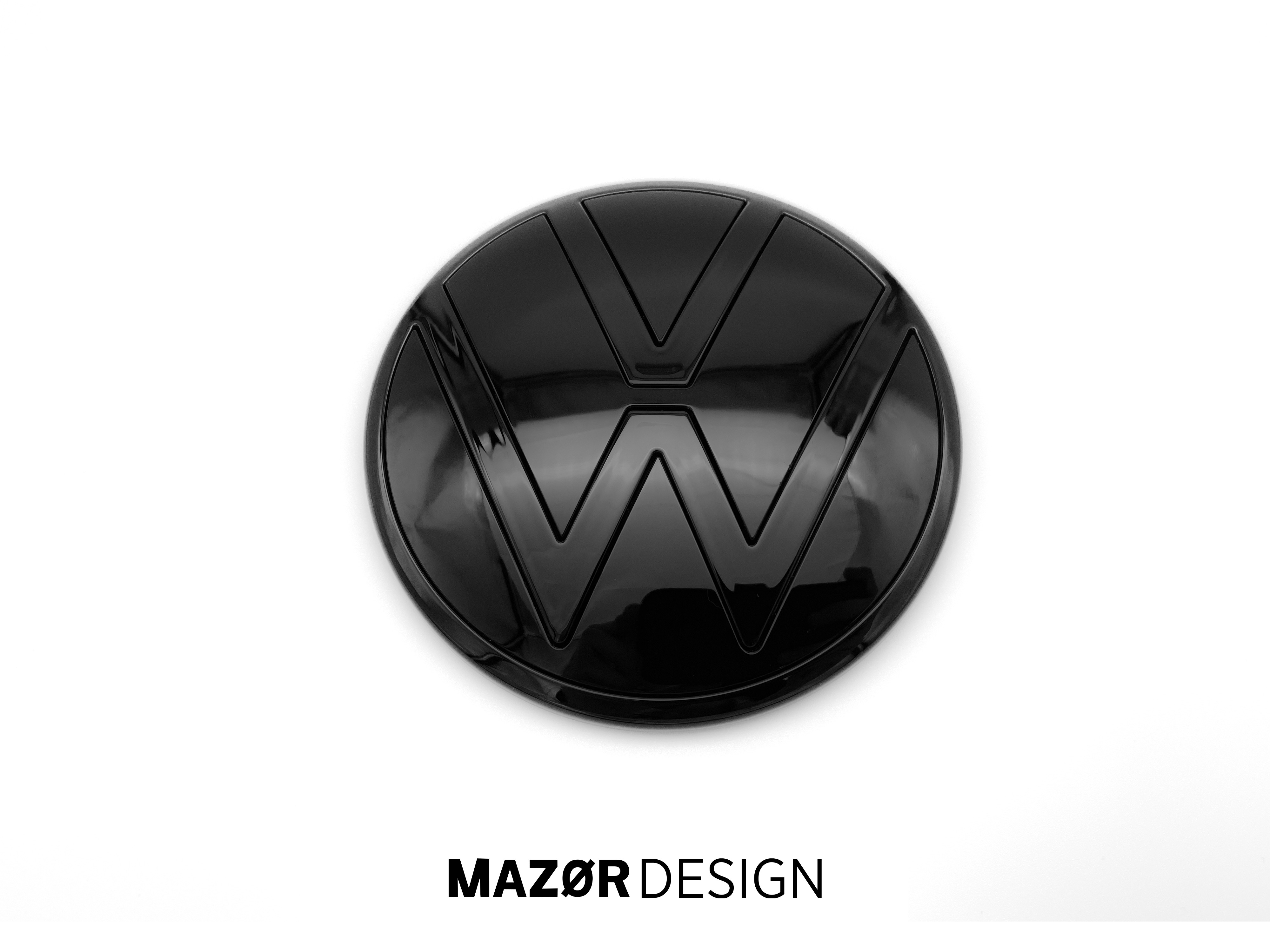 VW Caddy 5 SB - Emblem Vorne Zeichen Schwarz Glanz