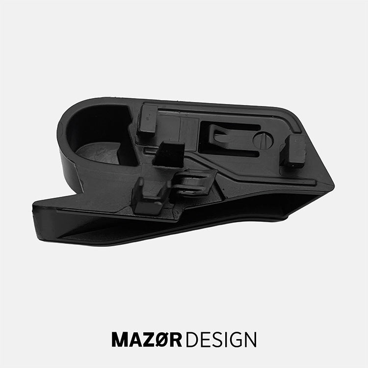 VW Tiguan 2 Facelift - R Emblem Vorne Kühlergrill Schwarz Glanz