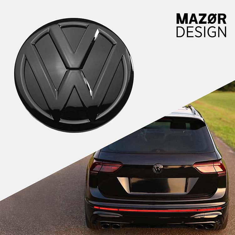VW Tiguan 2 - Emblem Hinten Schwarz Glanz