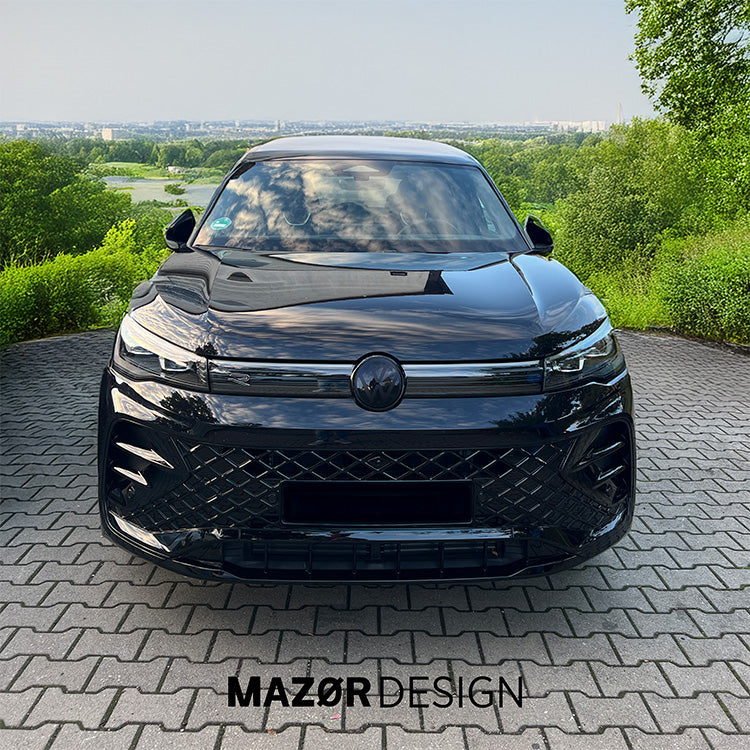 VW Tiguan 3 - Emblem Vorne Schwarz Glanz