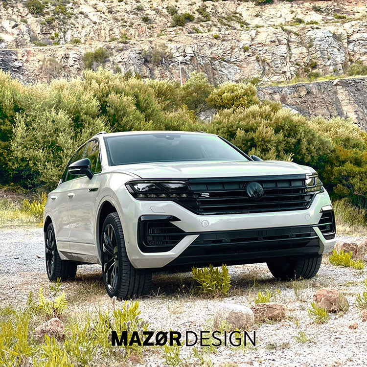 VW Touareg 3 - Emblem Vorne Schwarz Glanz