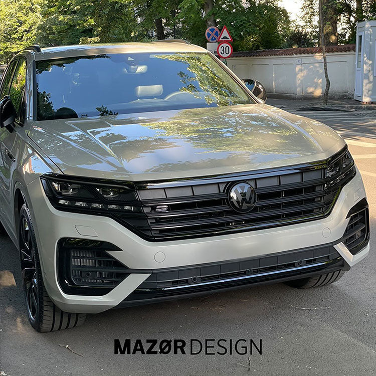 VW Touareg 3 - Emblem Vorne Schwarz Glanz