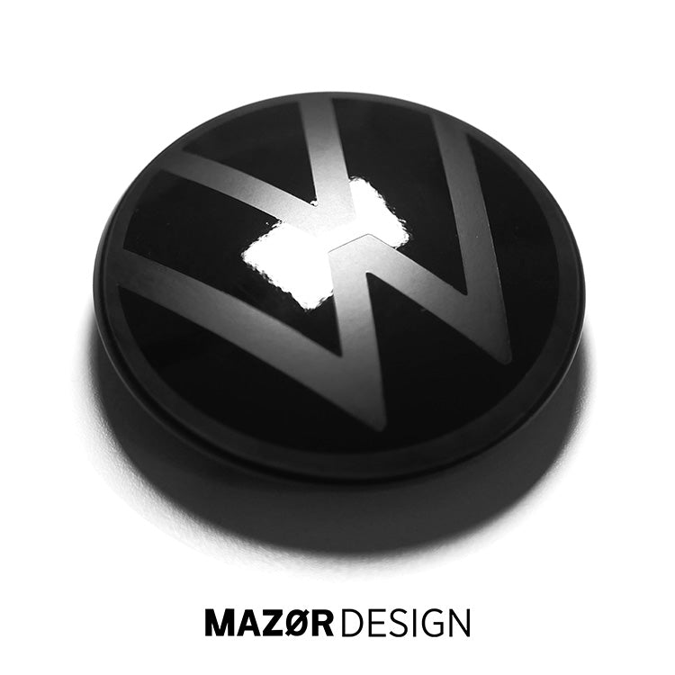 VW Touareg 3 Facelift - Emblem Vorne Schwarz (ab 06/2023)