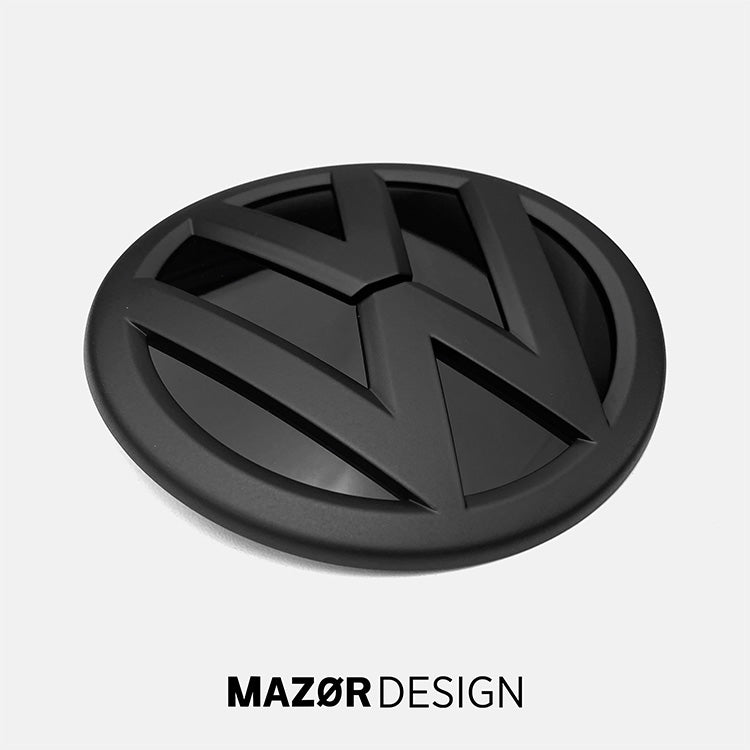 VW Touareg 3 - Emblem Hinten Schwarz Matt