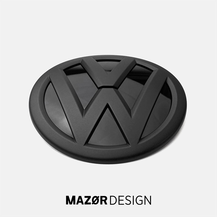 VW Touareg 3 - Emblem Hinten Schwarz Matt