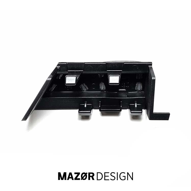 VW Touareg 3 - V8 Emblem Vorne Schwarz Glanz