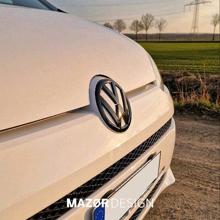 VW Up! - Emblem Vorne Schwarz Glanz bis 06/16