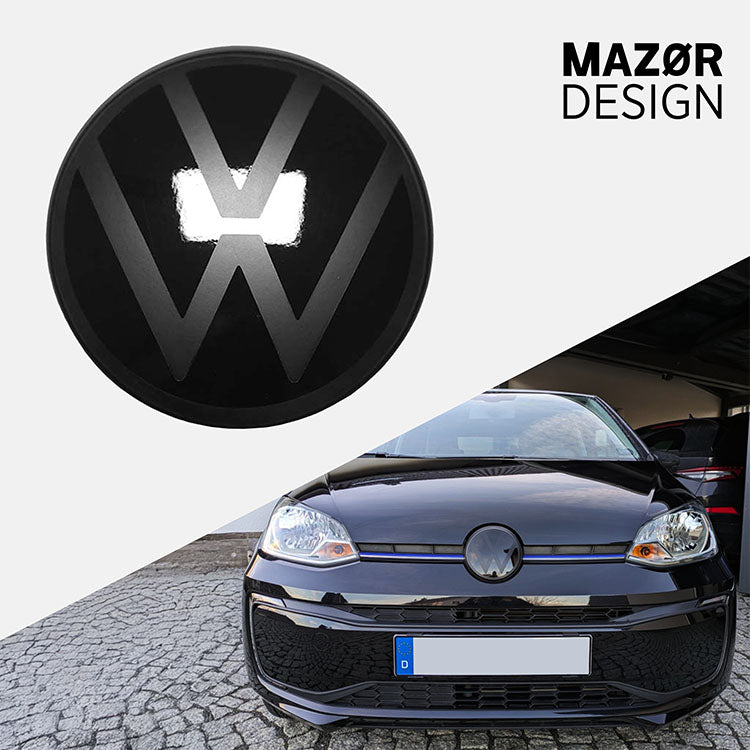 VW Up! - Emblem Schwarz Glanz Vorne ab 2020