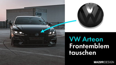 VW Arteon Frontemblem am Kühlergrill wechseln