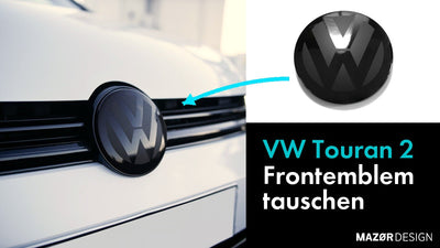 VW Touran 2 Frontemblem am Kühlergrill wechseln