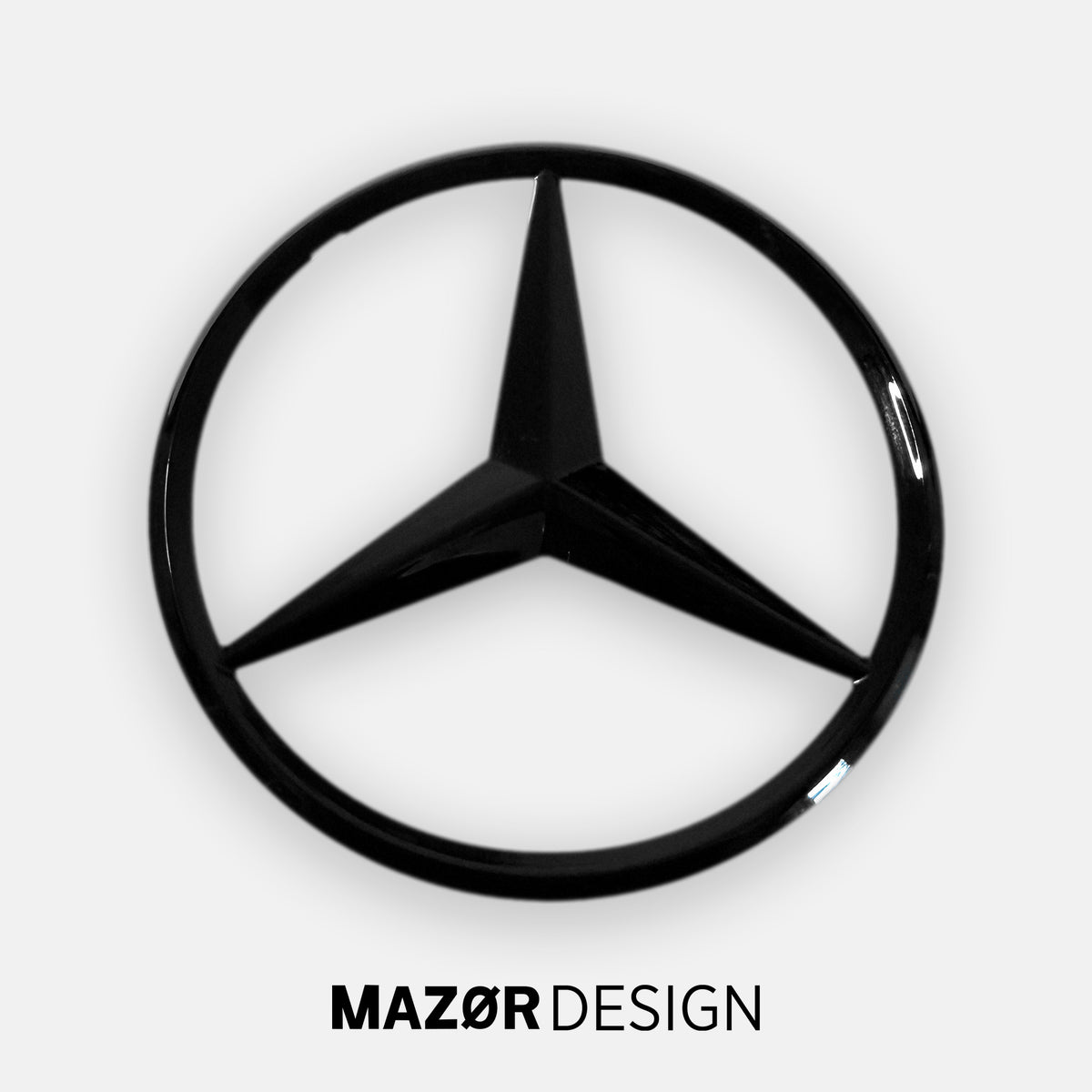 Mercedes-Benz C-Klasse W206 Limousine - Emblem Hinten Schwarz Glanz A2068171600