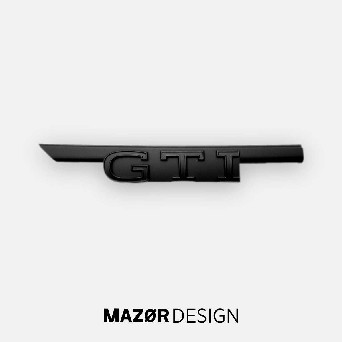 VW Golf 8 Vor-Facelift - GTI Emblem Vorne Schwarz Glanz bis 2024