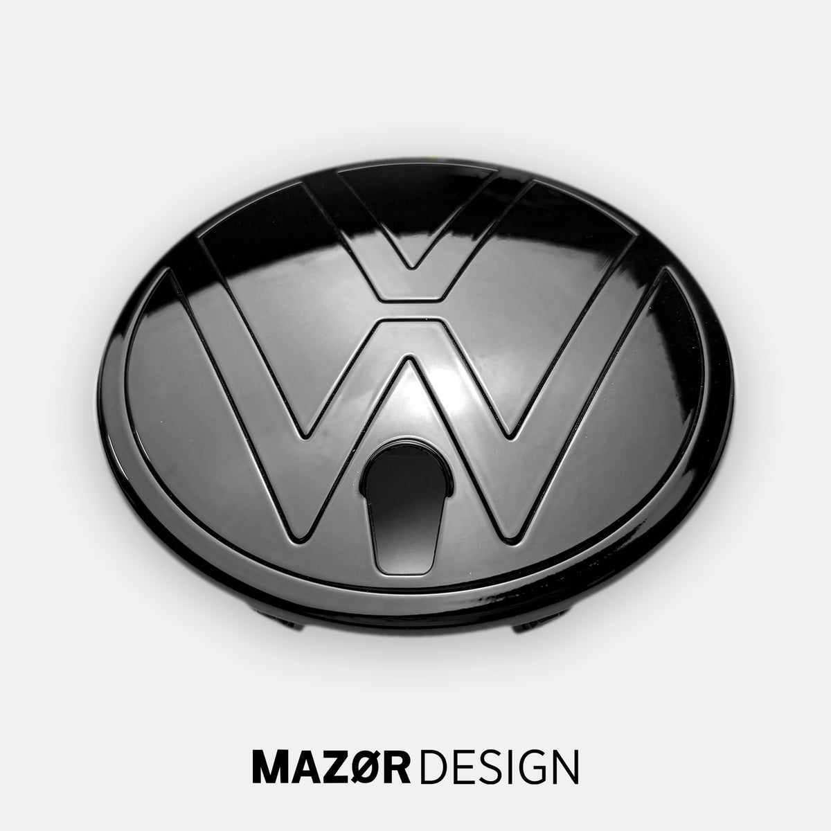 VW Amarok 2 T1 - Emblem Vorne 360° Umfeldkamera Schwarz Glänzend ab 2024