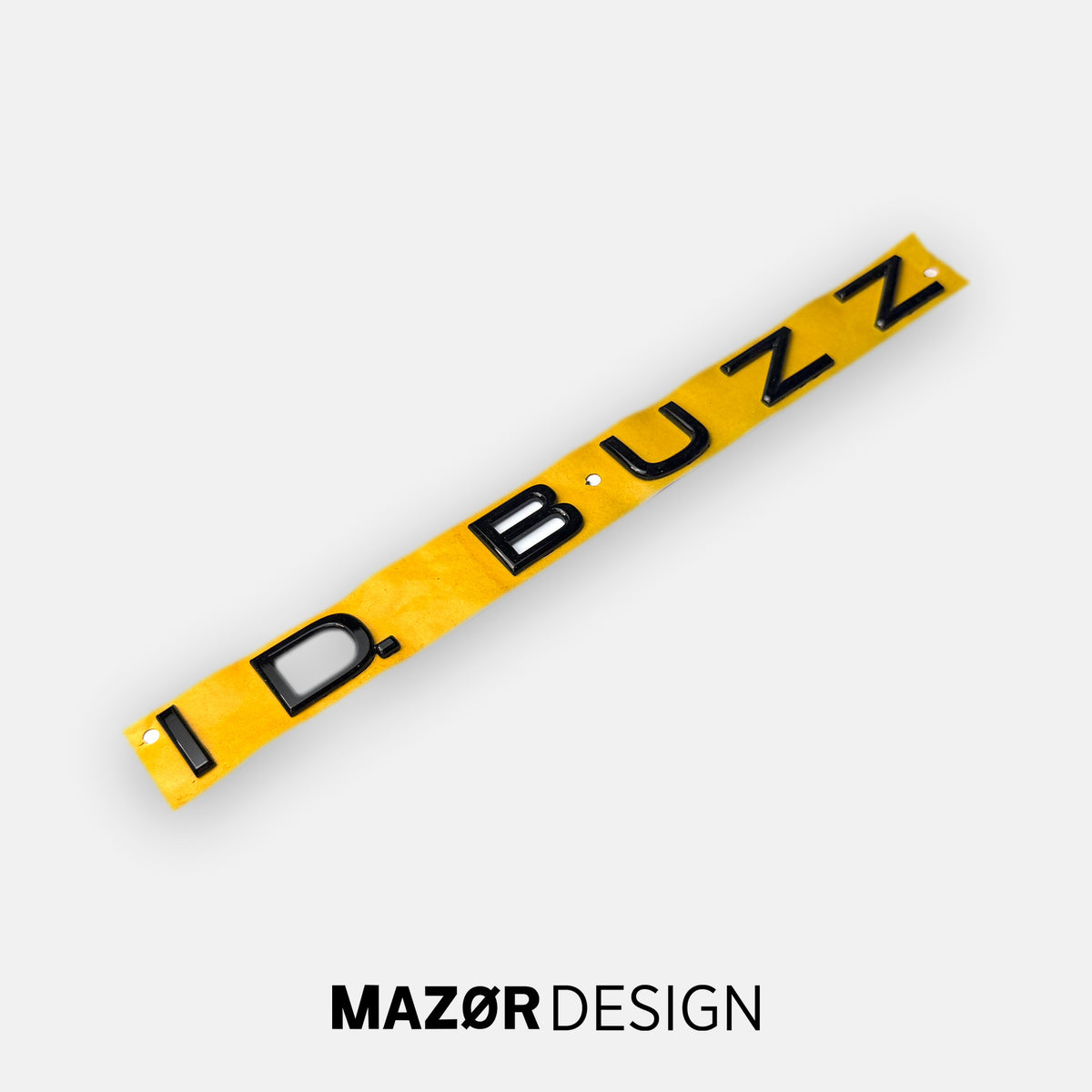 VW ID. Buzz - Schriftzug Hinten Schwarz Glanz