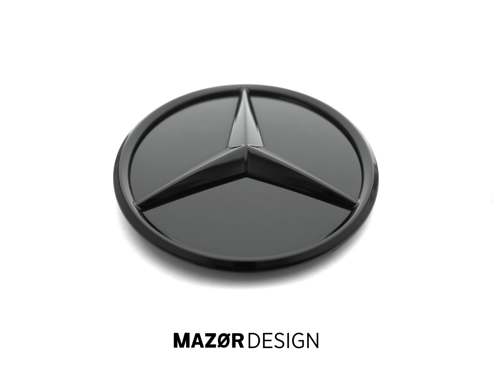 Mercedes-Benz - Emblem Vorne Schwarz Glanz A0008880400