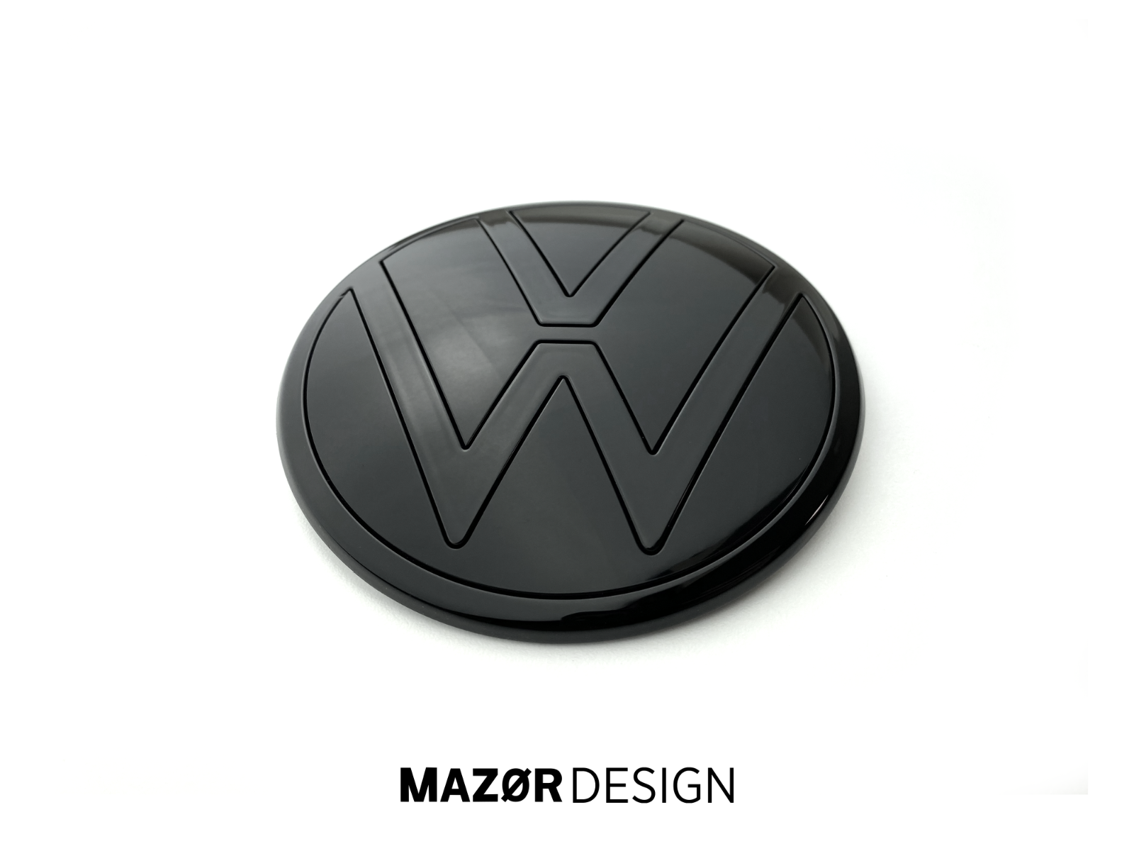 VW Touran 2 Facelift - Emblem Hinten Schwarz