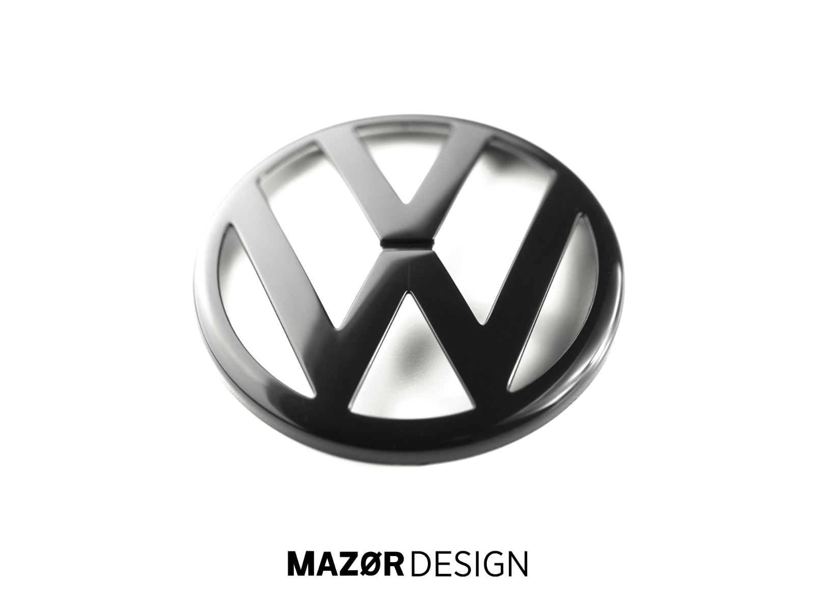 VW Golf 4 / Golf 5 - Front Emblem Vorne Schwarz