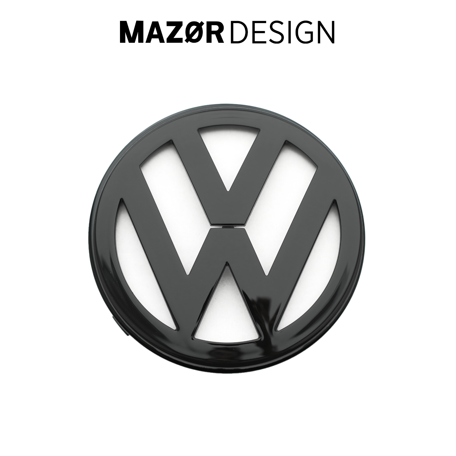 VW Tiguan 1 - Heck Emblem Schwarz