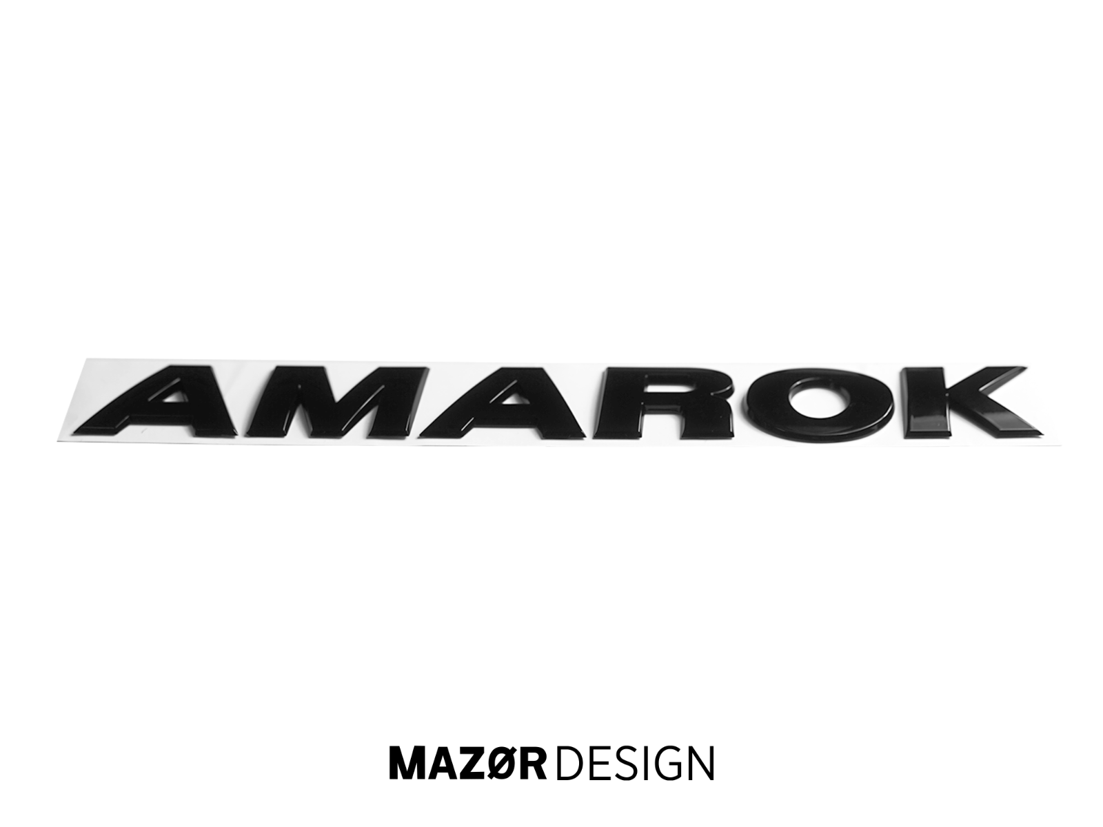 VW Amarok 2H - Modellbezeichnung Schriftzug Heck Hinten Schwarz
