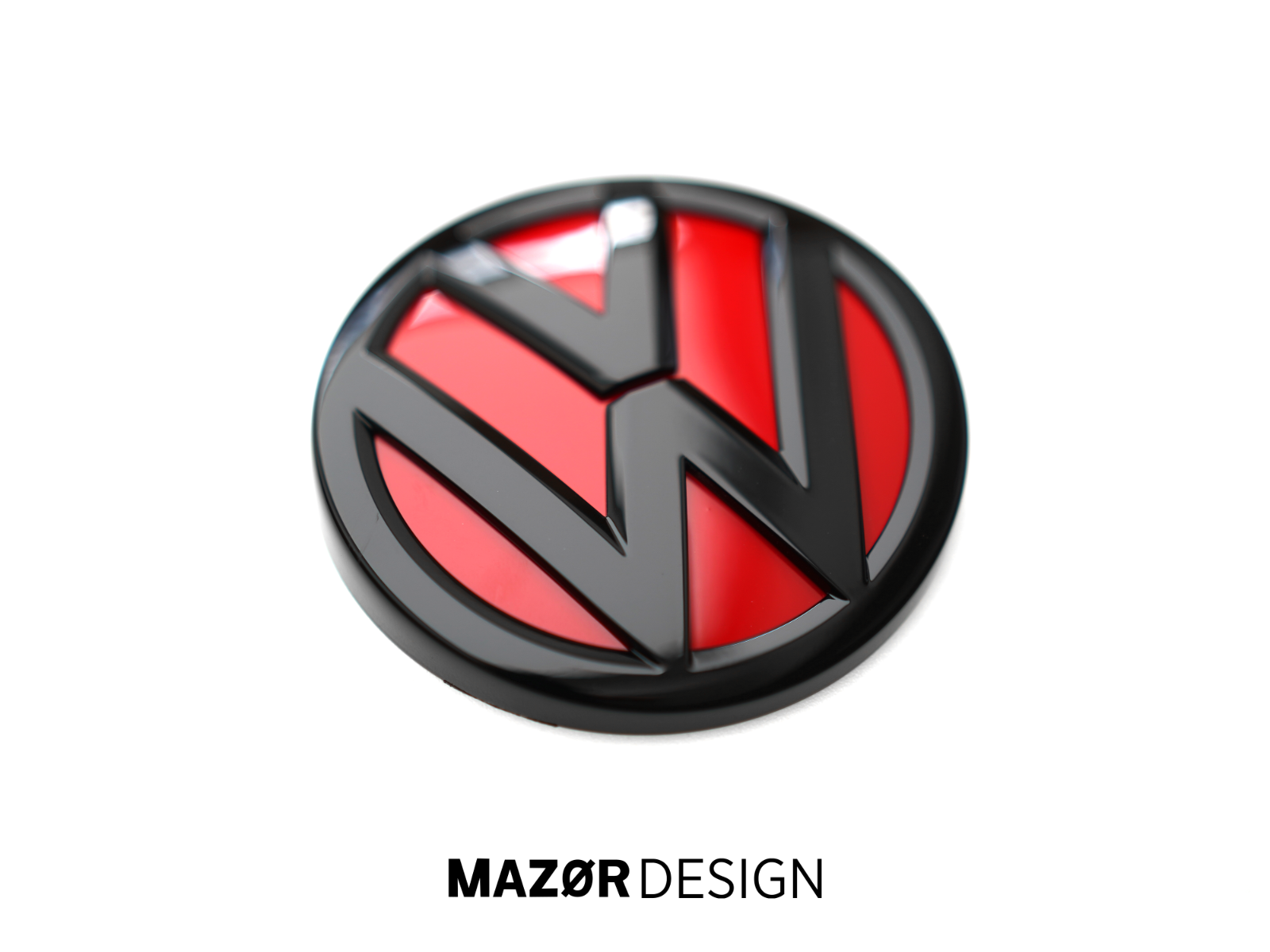 VW Golf 7 - Emblem Rear Black Tornado Red (LY3D)