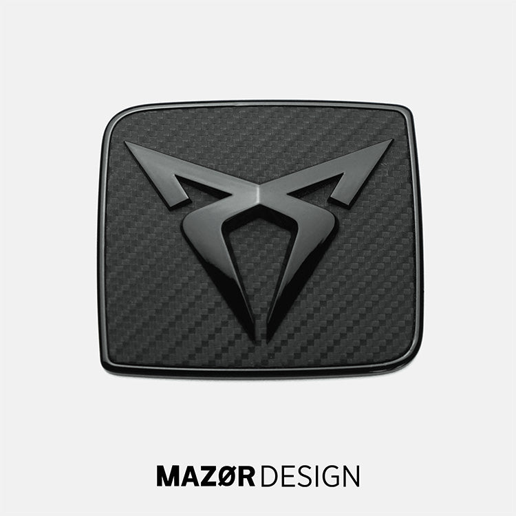 CUPRA Ateca - Emblem Hinten Schwarz Glänzend Carbon