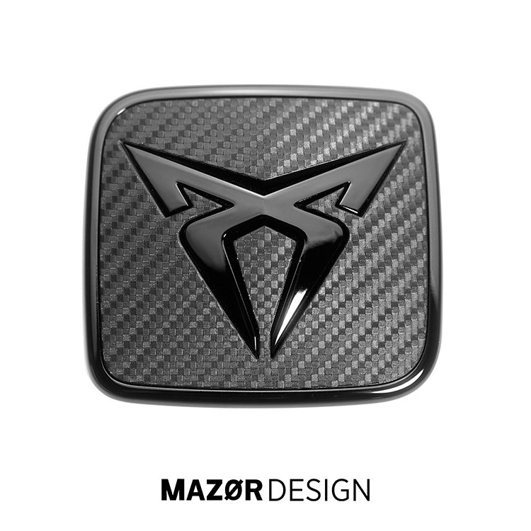 CUPRA Formentor KM Emblem Hinten Schwarz Glänzend Carbon