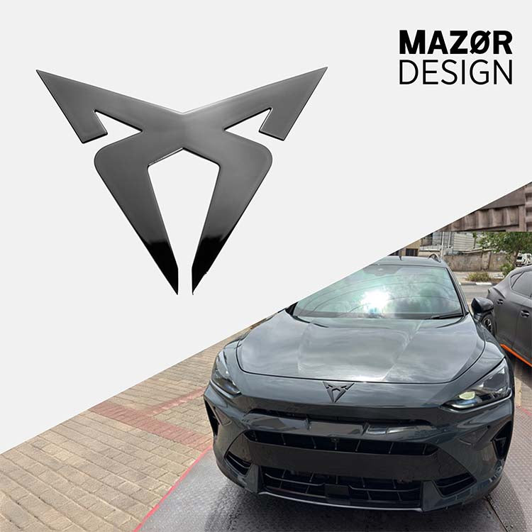 CUPRA Formentor KM Facelift ab 2025 Emblem Vorne Schwarz Glänzend
