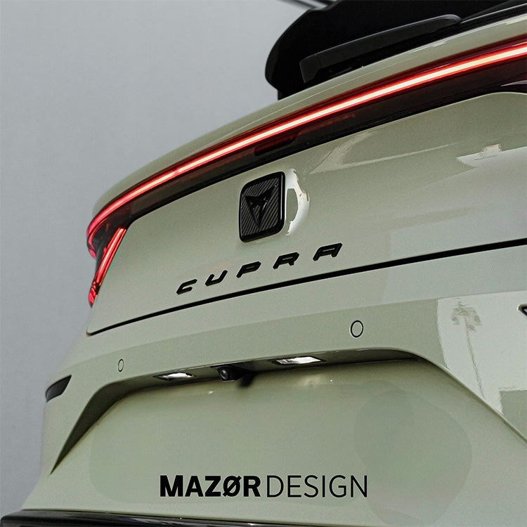 CUPRA Leon KL bis 2024 Emblem Hinten Schwarz Glänzend Carbon
