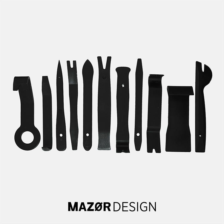 Emblem & Zierleisten Demontage-Set - 11-teiliges Kunststoff Hebelwerkzeug