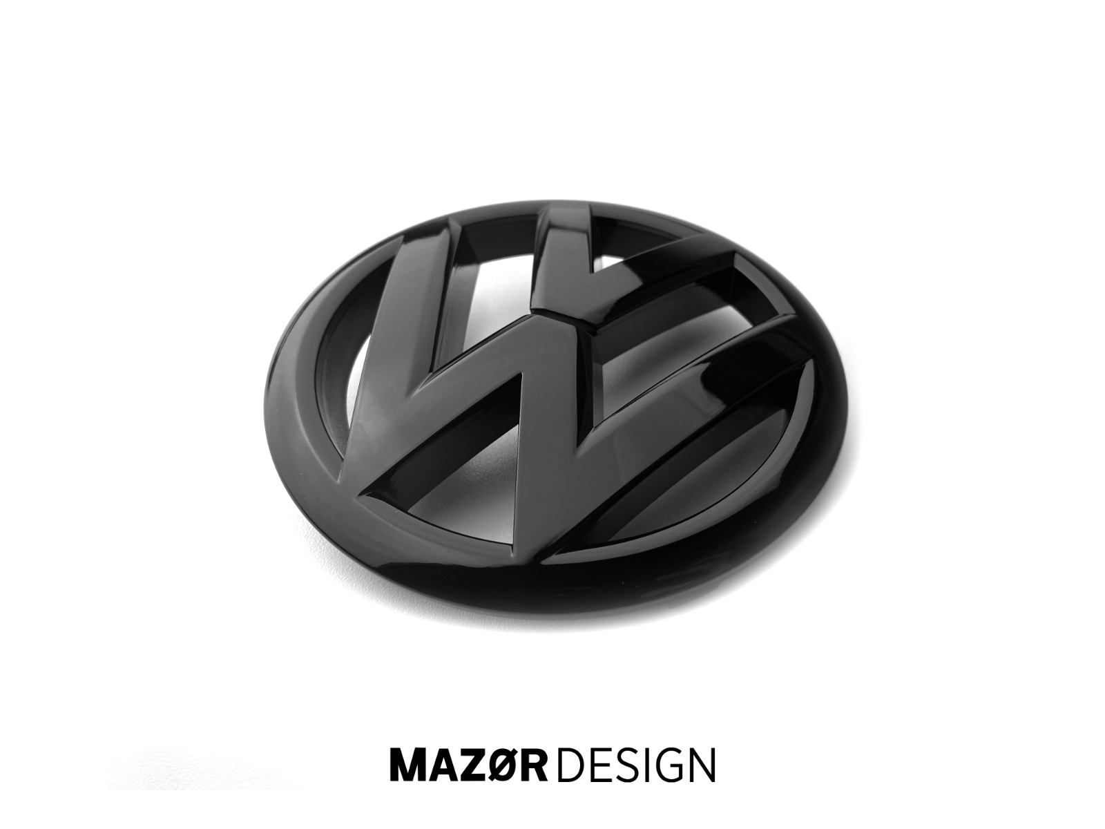 VW Polo 5 (6R) - Emblem Vorne Schwarz Glanz