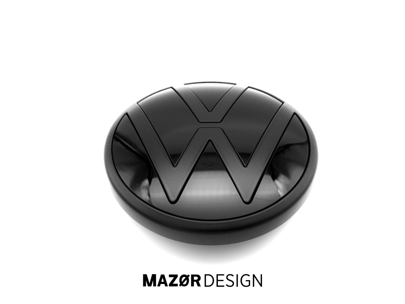 VW Polo 6 - Emblem Hinten Schwarz Glanz (ab 07/2020)