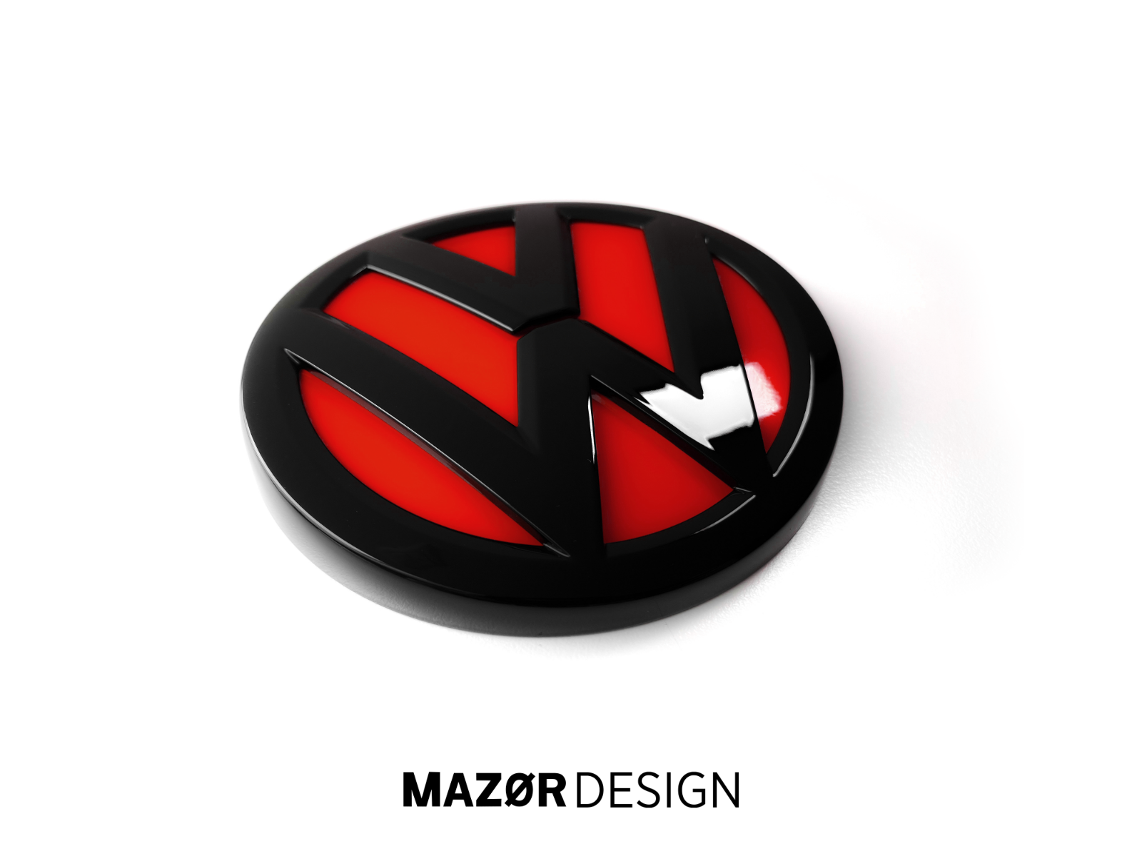 VW Golf 7 - Emblem Rear Red