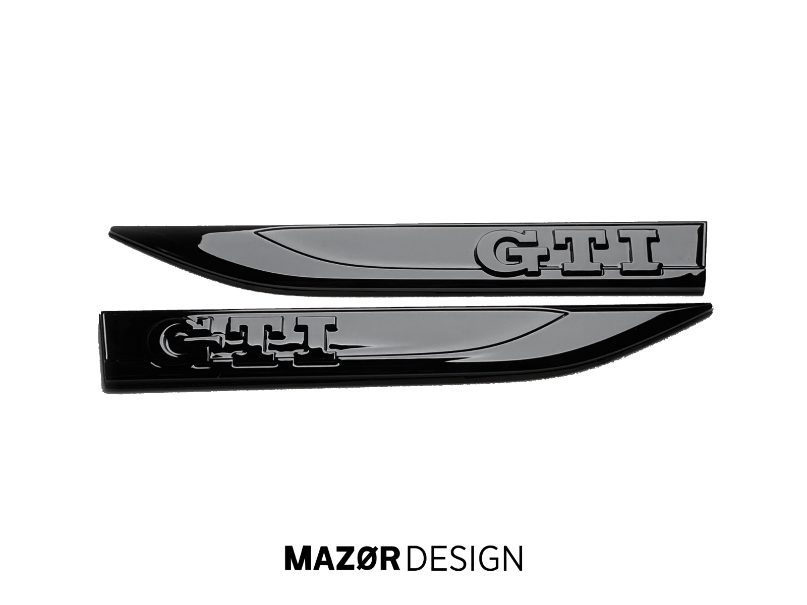 VW Golf 7 - GTI Emblem Seite Schwarz Glanz