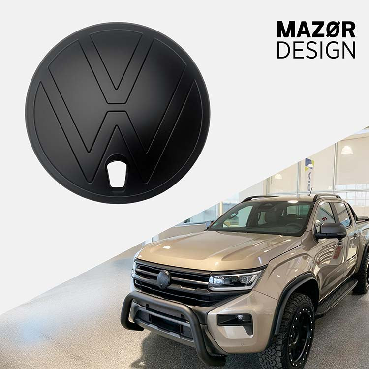 VW Amarok 2H - Emblem Vorne 360° Umfeldkamera Schwarz Matt ab 2024