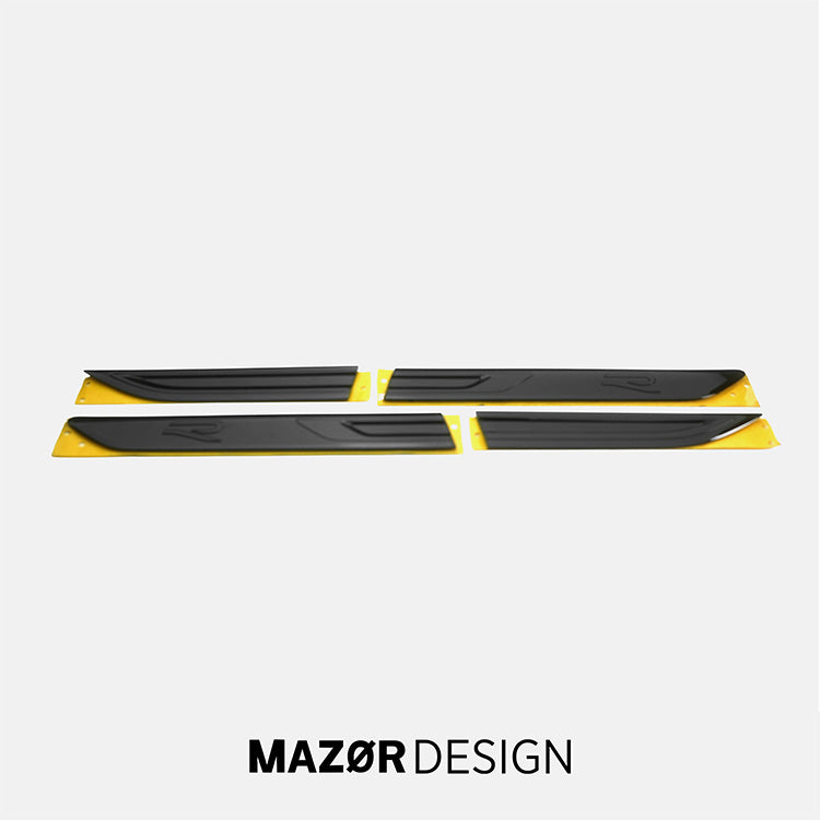 VW Arteon - R Plakette Emblem Seite Kotflügel Schwarz Glanz