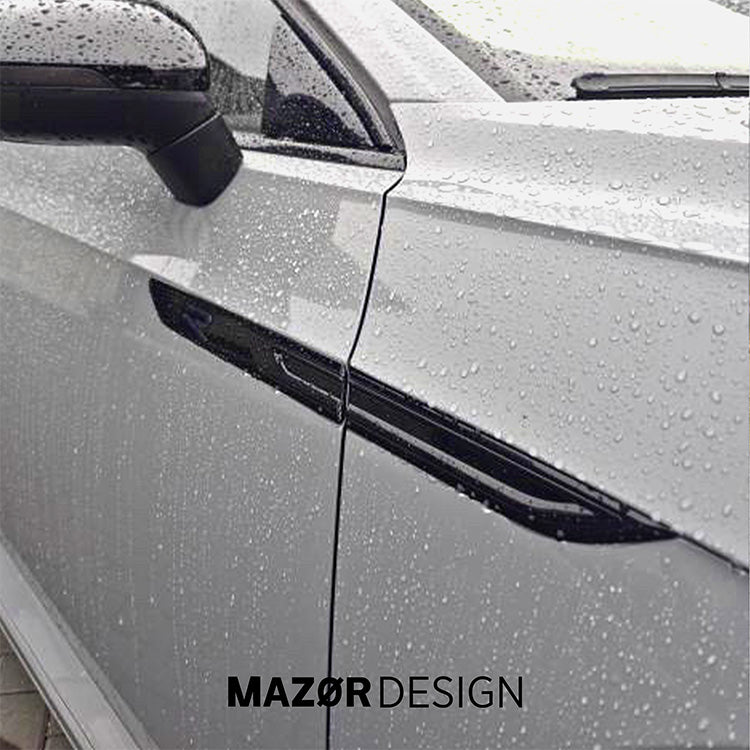 VW Arteon - R Plakette Emblem Seite Kotflügel Schwarz Glanz