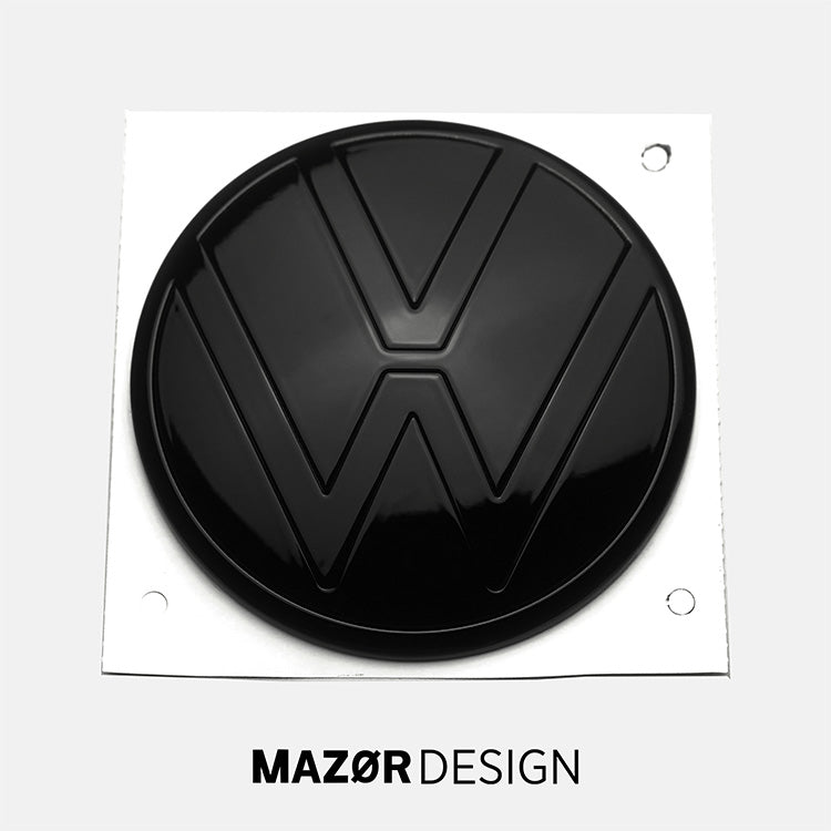 VW Caddy 5 SB - Emblem Hinten Zeichen Schwarz Glanz