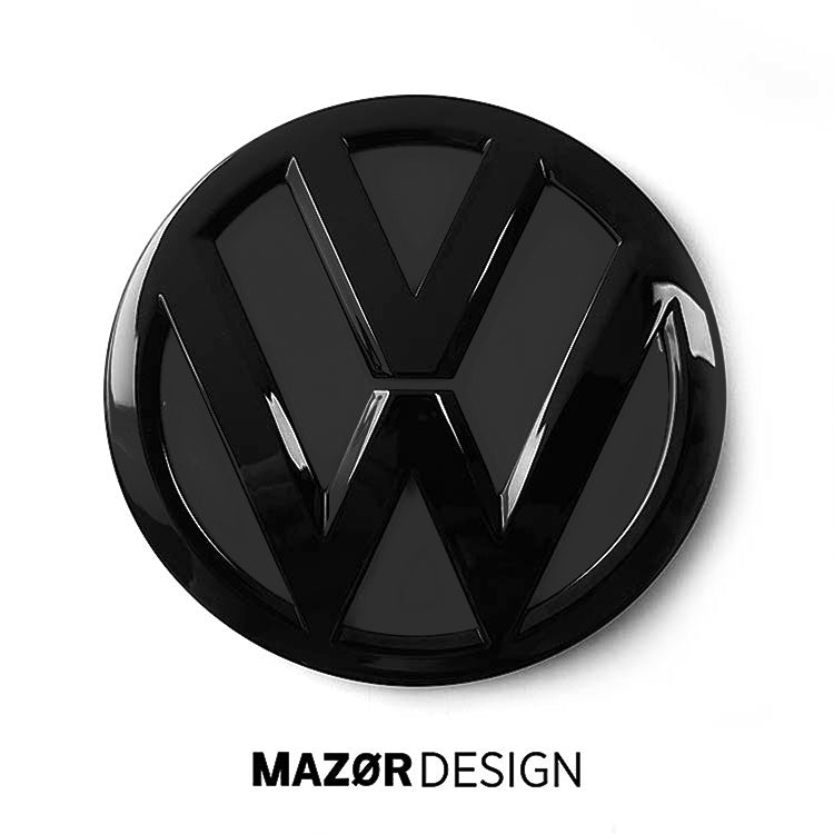 VW Golf 7 - Emblem Hinten Schwarz Glanz Uranograu (LI7F)