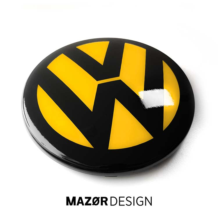 VW Golf 7 Facelift - Front Emblem Broom Yellow