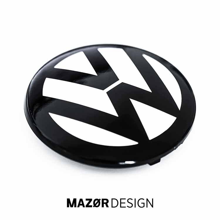 VW Golf 7 Facelift - Emblem Front White