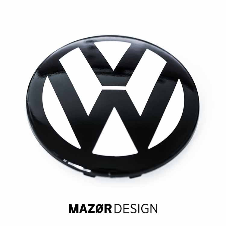 VW Golf 7 Facelift - Emblem Front White